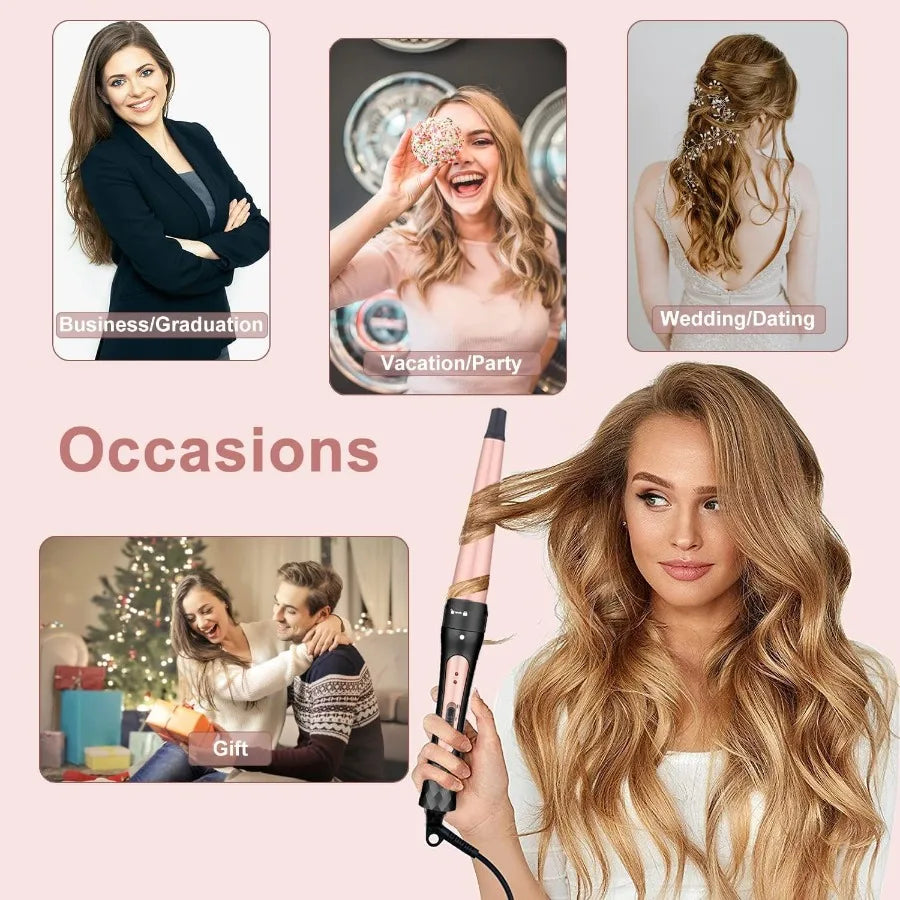 Rapid Curl Pro Interchangeable Hair Wand Set