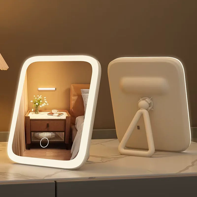 Glow Mirror Compact Table  Top Light