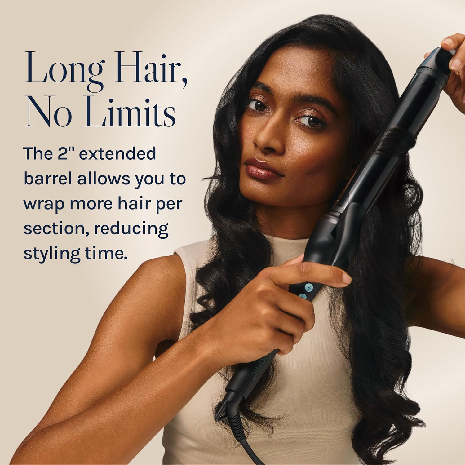 Bio Ionic Long Barrel Styler, Curling Iron